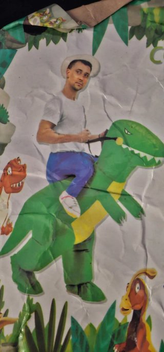 Disfraz PAPI DOMADOR DE DINOSAURIO
