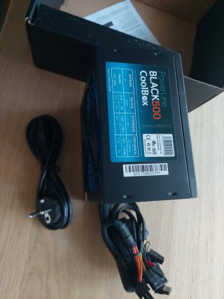 Fuente Alimentación CoolBox Black500 500W