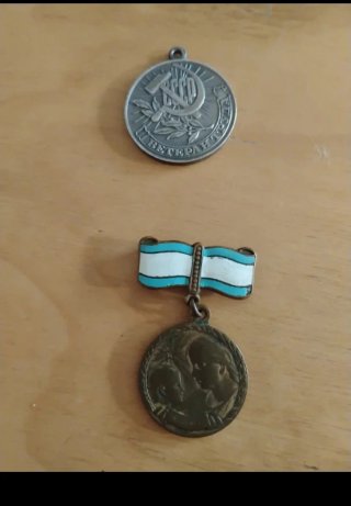 Medallas de Unión Soviética.