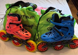Patines en línea nuevos sin usar (2 pares)