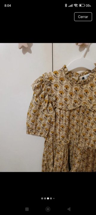 Vestido niña Zara estampado floral
