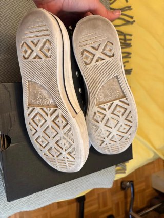 Botas Converse All Star Plataforma Negras.