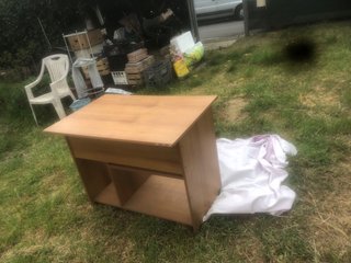 Scrivania mobile in legno
