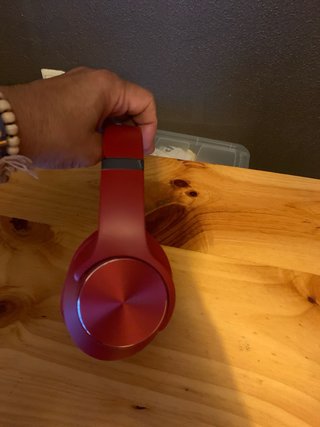 Cascos Inalámbricos Bluetooth Rojos