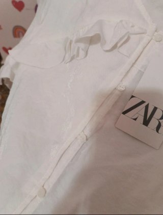 Camisa Zara niña volantes