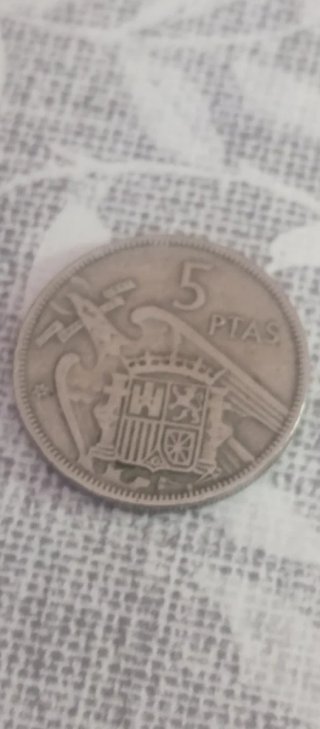 5 Pesetas 1957 Estrella R