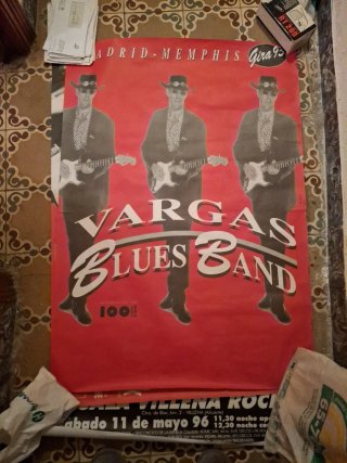 Cartel Vargas Blues Band Gira 93