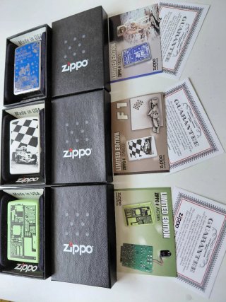 3 Zippo Edizione Limitata Originali Nuovi
