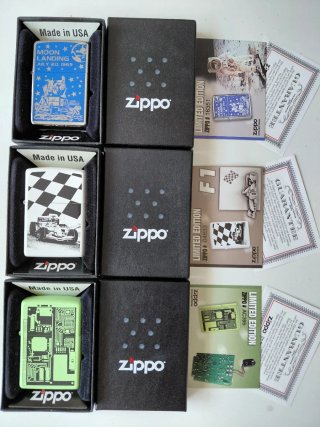 3 Zippo Edizione Limitata Originali Nuovi