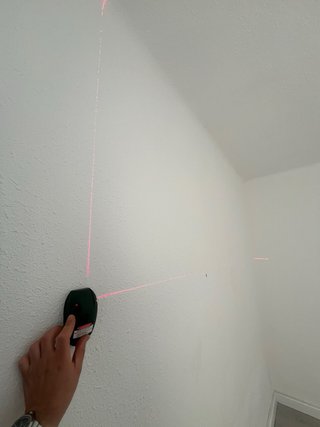 Nivel láser manual 90 grados