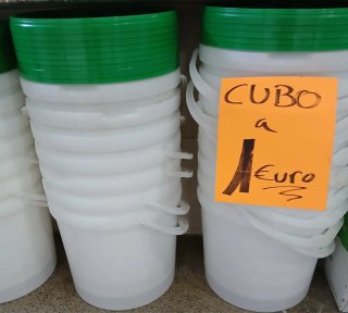 Cubos de PVC 10kg, precio negociable x cantidad