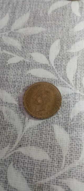 1 Peseta 1975 Estrella 78 Cara Marcada