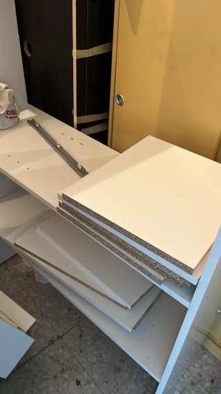 Vestidor blanco modular