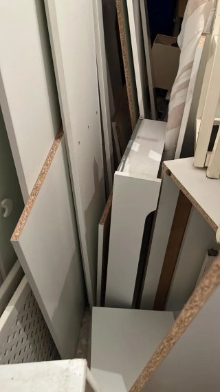 Vestidor blanco modular