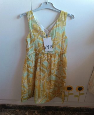 Vestido niña Zara estampado floral