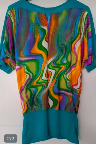 Blusa Yera flores o Blusa E&K Fashions Multicolor