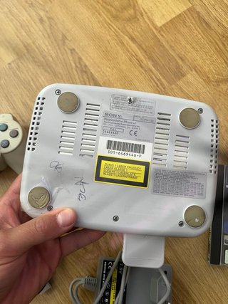 Consola Sony PlayStation 1 Blanca + Juego