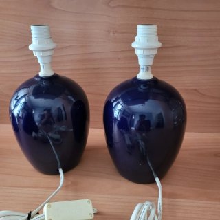 Coppia Lampade Blu