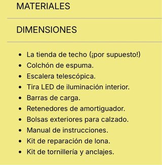 Tienda de techo premium modelo Brétema (fabricada