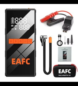 Arrancador Coche Moto 600A Bomba Inflado Ruedas