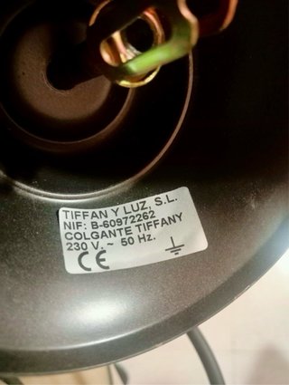 Lámpara Tiffany de 3 brazos