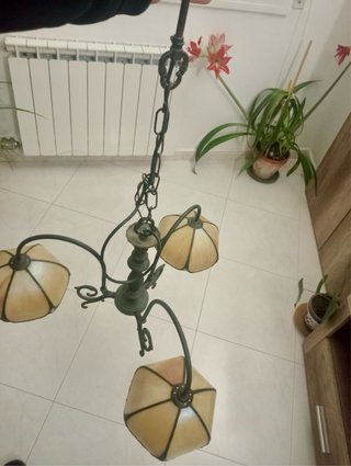Lámpara Tiffany de 3 brazos