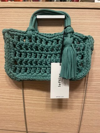 Bolso Crochet Teal Lefties