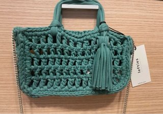 Bolso Crochet Teal Lefties