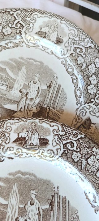 2 piatti vittoriani 1870