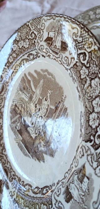 2 piatti vittoriani 1870