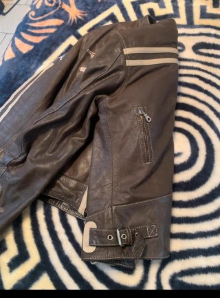 Chaqueta de moto cuero alta gama