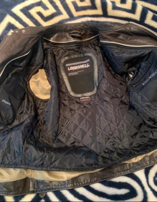 Chaqueta de moto cuero alta gama