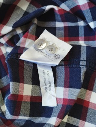 Camisa cuadros Lacoste manga corta