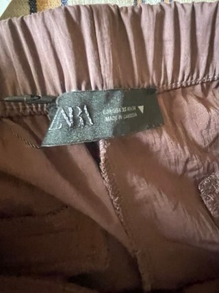Pantalón Zara Marrón Talla XS