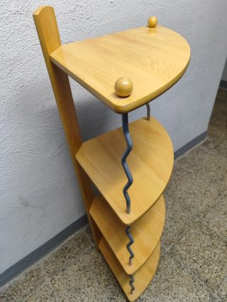Mueble esquinero madera y metal