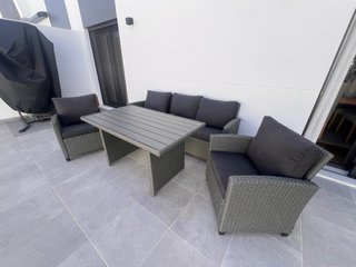 Conjunto de jardín con funda de protección