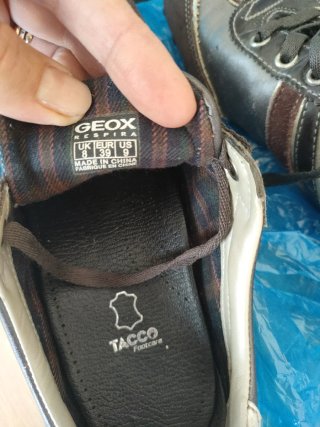 Geox Sneakers Unisex Marroni Argento