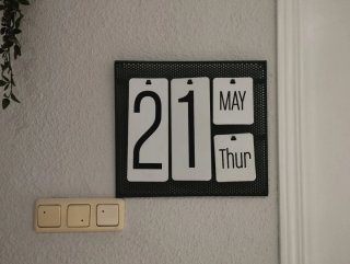 Calendario de pared moderno