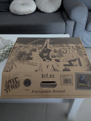Patines en línea KRF Angel con protecciones