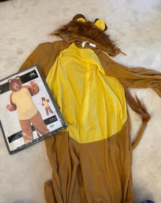 Disfraz de león talla única