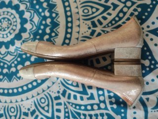 Bailarinas Hispanitas Beige y Dorado