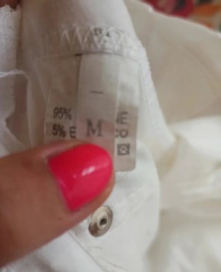 Pantalón blanco mujer talla M