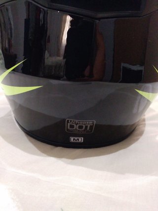 Casco Integral Moto Negro con Diseño