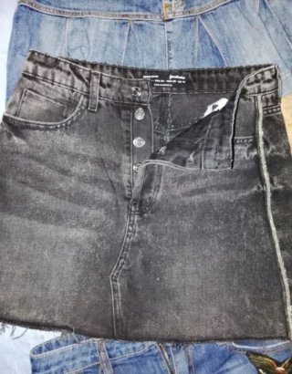 3 Mini Faldas Vaqueras  Mujer Talla S