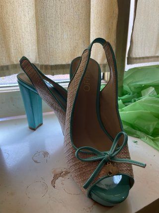 Liu Jo Scarpe donna slingback beige/azzurre