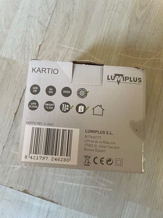 Lámpara Kartio LED 5W 500lm 3000K