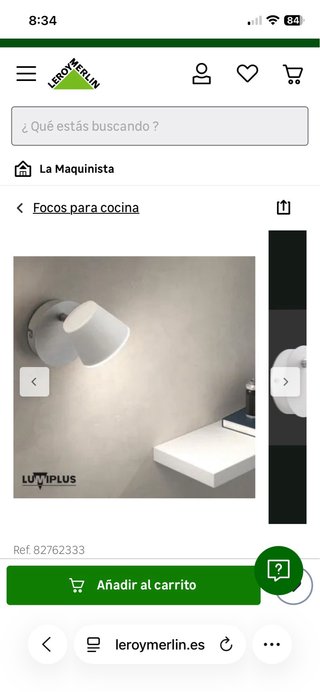 Lámpara Kartio LED 5W 500lm 3000K