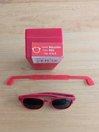 Gafas de sol Parafina rojas 6-9 años