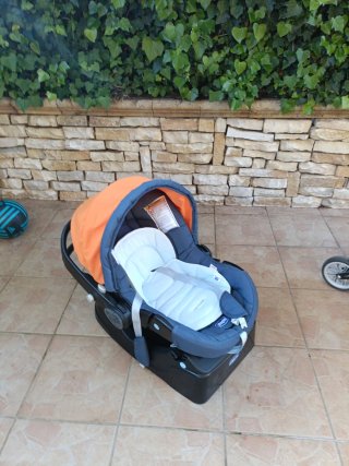 Trio Passeggino Chicco Arancio/Blu