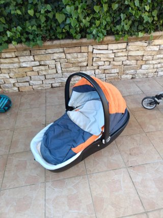 Trio Passeggino Chicco Arancio/Blu